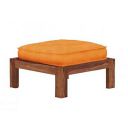 APRODZ Solid Sheesham Wood Wooden Stool Foot Stool for Kitchen | Home | Cushion Included...
