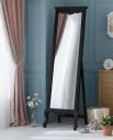 [Extra Rs.4600 OFF] APRODZ Solid Wood Full Length Floor Mirror for Bedroom Living Room Dressing Area Freestanding Large Rectangular Standing Wooden Mirror with Elegant Carved Frame Modern Home Decor...
