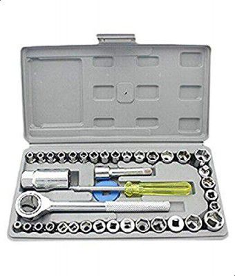 APTECHDEALS 40 In 1 Pcs Wrench Tool Kit & Screwdriver And Socket Set (MS-HMK-TOOL-01)