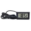 ApTechDeals Portable Pocket Wired Mini Digital LCD Electronic Temperature Meter Sensor (Black)...