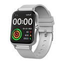 AQFIT W12 Smartwatch IP68 Water Resistant | 1.69” Full Touch Screen Display | Up to 7 Days of Battery Life | Integrated Health Check | 5.0 Bluetooth | for Men and Women(Light Grey with Silver dial)...