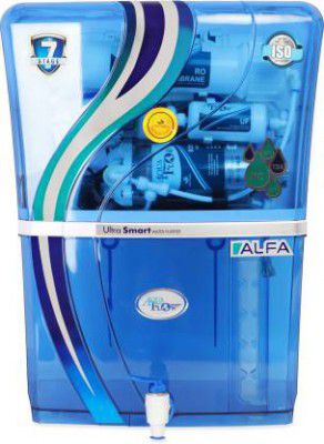 Aqua Flow Enterprises ALFA Ultra Smart  12 L RO + UV + UF + TDS Control + UV in Tank Water Purifier 