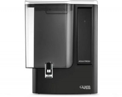 Aqua Fresh Glam Edition (IS 16240 :2023) CM/L8100159306 8 L RO + UV + UF + TDS + ALK + Copper Water Purifier  (Black)