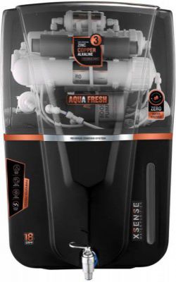 Aqua Fresh Smoke Audi | 18 L RO + UV + CU Guard + Alkaline Enhancer + Mineral Water Purifier