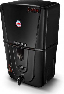 Aqua Fresh Ultra Pro | Black 18 L RO + UF + UV + Copper + Alkaline + Mineralizer Water Purifier (Black)