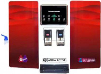 AquaActive Hot Normal Cold Purifier100GPD-RO+PH+UV+TDS+MI+Iron Removar+Alkaline 10 L RO + UF + UV + UV_LED + TDS Control Water Purifier 