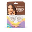 Aquacolor Walnut Brown Candy Pack Zero Power Colored Lenses (2 Lens/Box)...