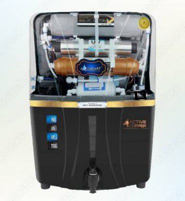 AquaDart RO Water Purifier  RO+UV+UF+TDS+Active Copper and Taste Adjuster 12 L RO + UV + UF + Copper + TDS Control Water Purifier 
