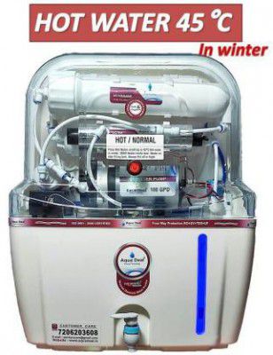 aquadeal RO+UV_LED+UF+TDS with HOT & Normal cold Water Purifier 15 L RO + UF + UV + UV_LED + TDS Control Water Purifier 