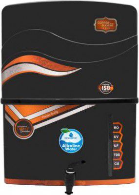 AquaDpure AquaX Bio Alkaline  Fully Automatic 12 L RO + UV + UF + Copper + TDS Control Water Purifier 