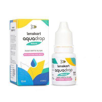 Aquadrop Natural Eye Drops | Relief from Dry & Irritated Eyes |10ml