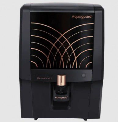 Aquaguard Enhance NXT 7L RO + UV + TA Water Purifier with Active Copper Technology Technology (Black)