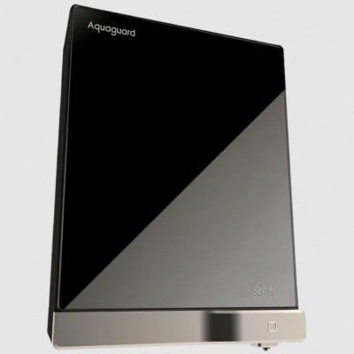 Aquaguard Slimtech Glass 3.6L RO + UV + TA Water Purifier with 5th Gen UV LED (Black)