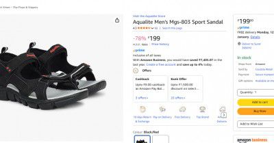 Aqualite Men's Mgs-803 Sport Sandal