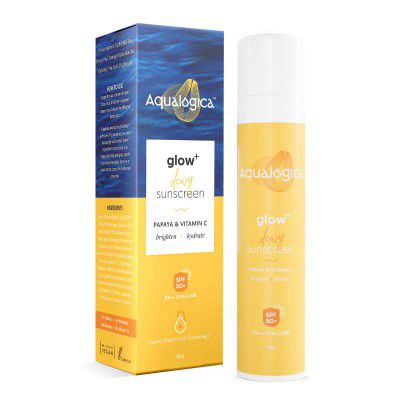 Aqualogica Glow+ Dewy Sunscreen Cream, 50G