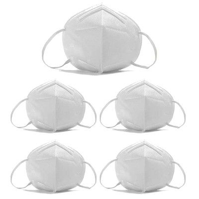 Aquaqlean N95 Masks (Pack of 5) | 5 Layers of Protection with Genuine Double Layer Melt-Blown and Hot Air Cotton