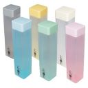 AQUAWARE Frosty Plastic Food Grade Fridge Square Water Bottle Gift Set(6 pieces, 1L,Assorted) | 950 milliliter...