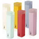 AQUAWARE Plastic Food Grade Fridge Square Water Bottle Gift Set (6 pieces, 1L) | 950 milliliter...
