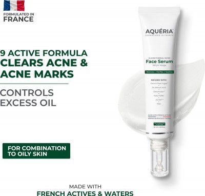 aqueria Anti Acne & Oil Control Serum | 2% Salicylic Acid, 1% AC.NET & 3% Niacinamide, 15 ml