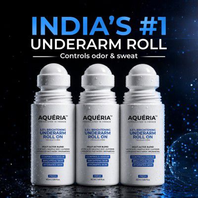 Aqueria Multi Active Underarm Roll On | 5.5% AHA BHA