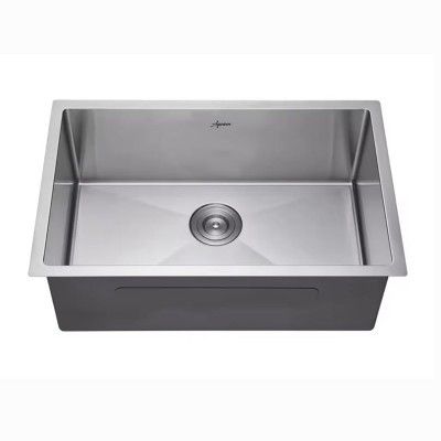 Aquieen 24" x 18" x 8" Hand Made Kitchen Sink Single Bowl SS 304