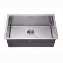 Aquieen Single Bowl Granite, Quartz Kitchen Sink (28.5 x 19 x 8, Black)...
