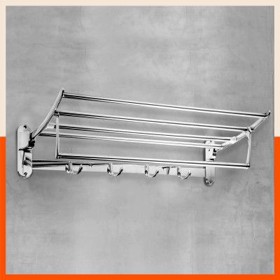 Aquila by Bathla - Dorado Stainless Steel Towel Rack/Holder/Stand for Home | Wall Mountable & Foldable | (Large - 24 inches)