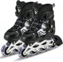 AR Jouiet Mansion Adjustable Aluminium Inline Skates with LED Lights for Boys Girls And Adult In-line Skates - Size 6-9 UK&nbsp;&nbsp;(Multicolor)...