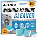 ARABEX™ Washing Machine Cleaner Descaler 12 Pack...