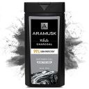 Aramusk White Charcoal Shower Gel for Men, 250ml, Face & Body Wash, With Activated White Charcoal, Germ Protection & Deep Cleansing...