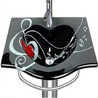 ARANAUT Wash Basin/Glossy Finish/Bathroom Sink 15x18 Inches (Product NO :- 004)