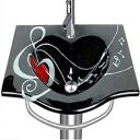 ARANAUT Wash Basin/Glossy Finish/Bathroom Sink 15x18 Inches (Product NO :- 004)...