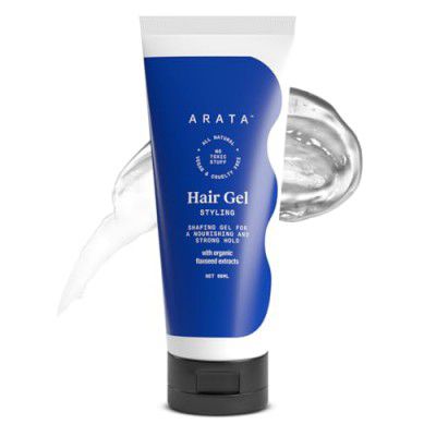 Arata Flax Seed Extract Styling Hair Gel | Medium to Strong Hold | 50 ML