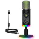 Archer Tech Lab Dryad100 RGB Condenser Gaming Microphone, USB Mic...