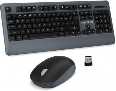 Archer Tech Lab Keyboard & Mouse Combo 104 Keys | Wireless Standard Desktop Keyboard