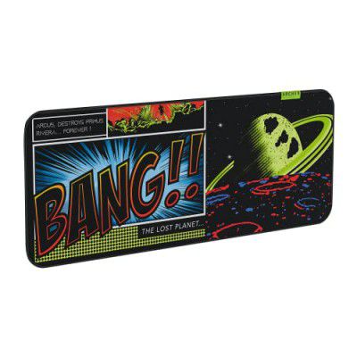 Archer Tech Lab, Quiver 100 Gaming XXL Mouse Pad, High Speed+Low Friction Jacquard Cloth Surface, Natural Rubber Base for Ultimate Grip, Water-Resistant,Sturdy Multi-Layer Built,Anti-Fray Edges (RED)