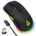 Archer Tech Lab Wireless Gaming Mouse, 3 Connectivity, Pixart 3325 Sensor 10000 DPI, 7 Programable Buttons, 8 RGB Modes (Recurve 600)...