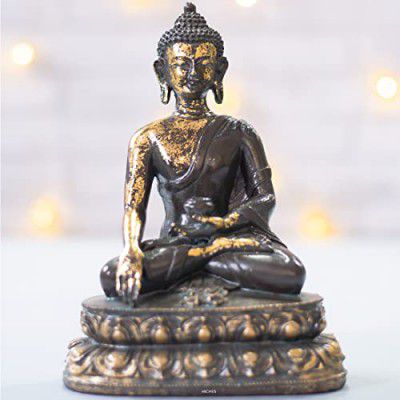 ARCHIES Buddha Idol Statue for Home Decor, Decoration Gift, Gifting Items Multicolor | Living Room, Laughing Buddha Monk Set - ARK-145