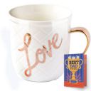 ARCHIES Fathers Day Crown Quirky 3D Coffee Mugs, Tea Cup Saucer Set Ceramic Mug Novelity Item + Complimentary A50...