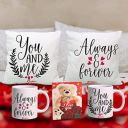 ARCHIES Pair Combo Pack of 5 |2 Cushion|2 Mug|Greeting Card|Perfect Gifting Item|Romantic Gift for Girlfriend, Boyfriend,Wife,Husband|Anniversaries-PMC8...
