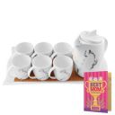 ARCHIES Quirky Coffee Tea Mug, Porcelain Drinking Cup Set (Marbleous) | Mother's Day Giftting...