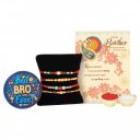 Archies Rakhi for Brother | Religious Designer Rakhi for Brother and bhabhi ET02...