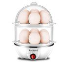 Arckord Multi-Function Electric 2 Layer Egg Boiler Cooker & Steamer, Egg Boiler Electric Automatic Off, Double Layer Egg Boiler Poacher(Multicolor)...
