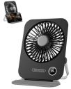 ARCTICOOL Small Table Fan with LED Display, 2000mAh Battery Rechargeable Fan...