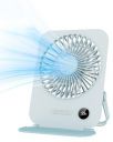 ARCTICOOL Small Table Fan with LED Display, 2000mAh Battery Rechargeable Fan...