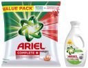 Ariel Complete + Detergent Washing Powder- 4Kg Value Pack & Ariel Matic Liquid Detergent Front Load 2 Ltr + 500ml Free...