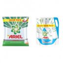 Ariel Complete Detergent Washing Powder- 4Kg Value Pack & Ariel Matic Liquid Detergent Top Load Refill Pouch, 2 Litre...