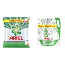 Ariel Complete Detergent Washing Powder- 4Kg Value Pack & Ariel Matic Liquid Detergent Front Load Refill Pouch, 2 Litre...