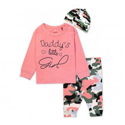 ARIEL Cotton Clothing Sets for Boys & Girls - T-Shirt Pant & Cap
