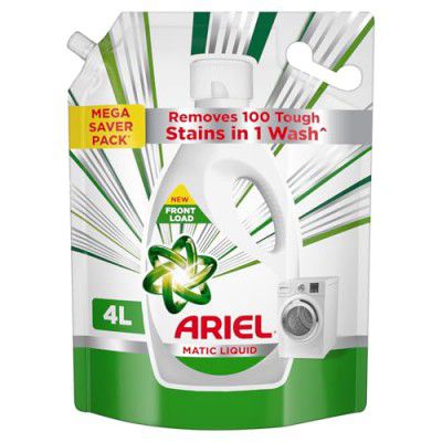Ariel Liquid Detergent Front Load - 4L | Dissolves Faster